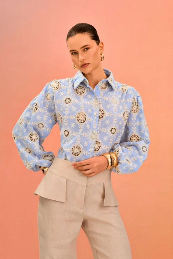 CAMISA HELOISA BORDADA