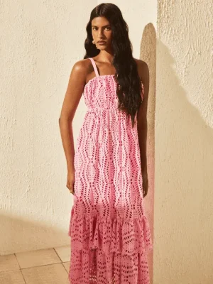 VESTIDO LONGO BABADOS