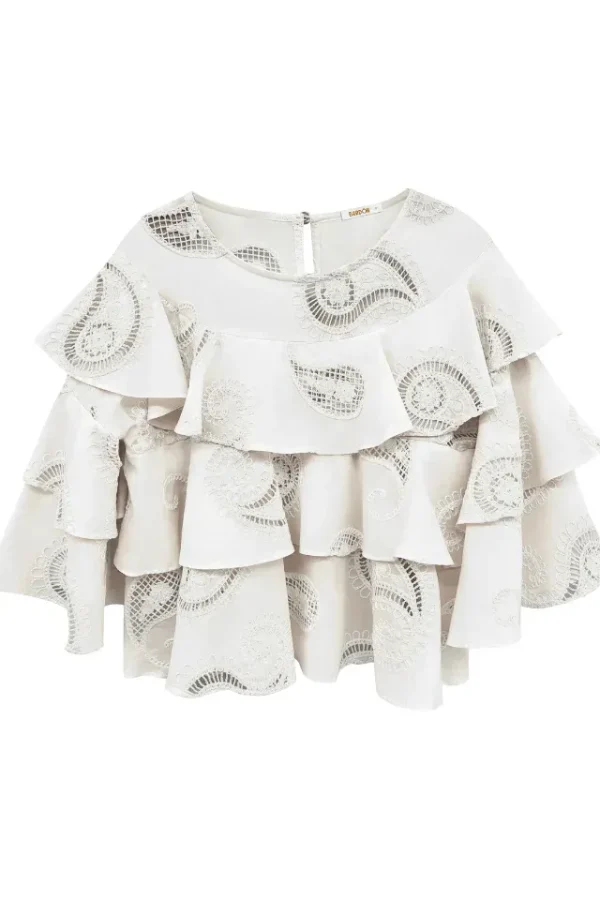 BLUSA DE LAISE EM CAMADAS - Imagem 3