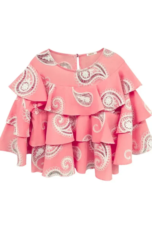 BLUSA DE LAISE EM CAMADAS - Imagem 4