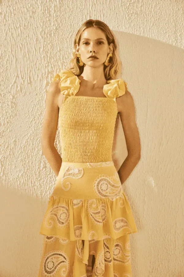 BLUSA LASTEX COM ALÇA FOFINHA - Imagem 5