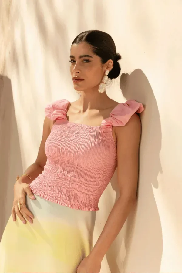 BLUSA LASTEX COM ALÇA FOFINHA - Imagem 6