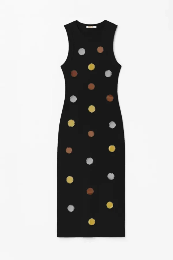VESTIDO RIBANA COM ESPELHO - Imagem 6