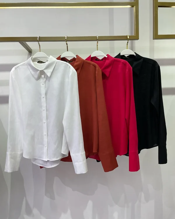 CAMISA LINHO PUNHO LARGO-Imagem 8