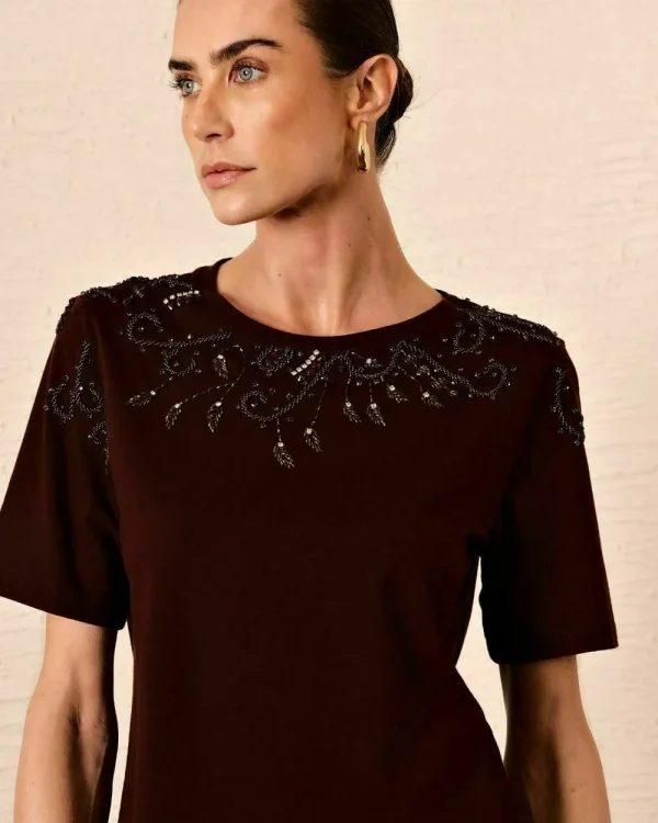 T SHIRT BORDADO FLORAL MIÇANGAS-Imagem 6