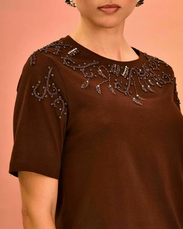 T SHIRT BORDADO FLORAL MIÇANGAS-Imagem 9