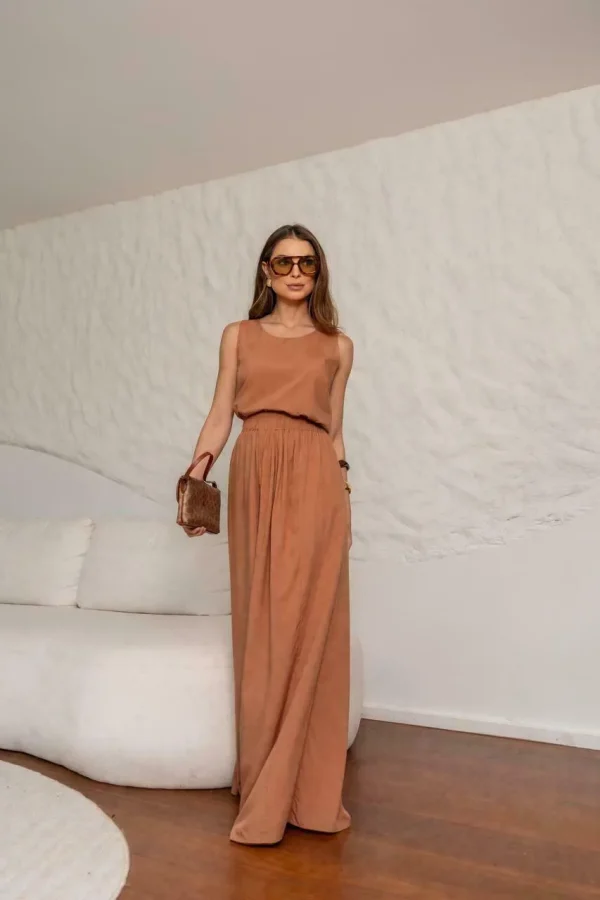 REGATA VISCOSE BASICA GOLA REDONDA