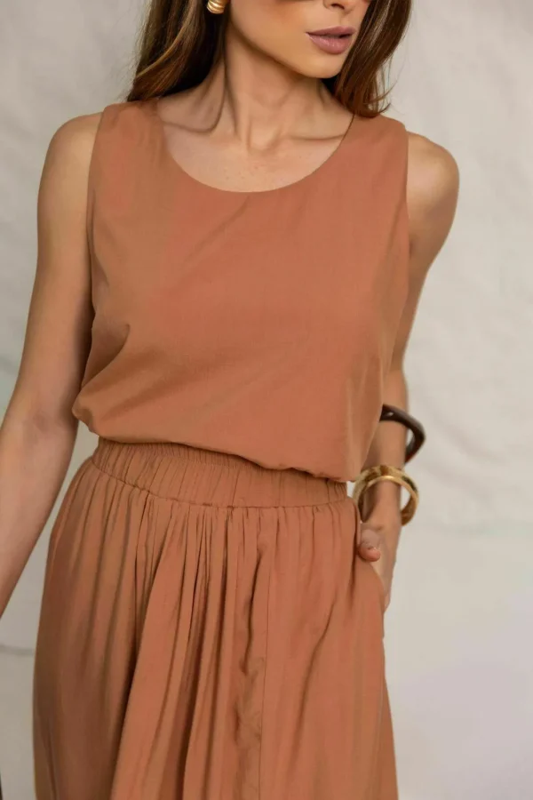 REGATA VISCOSE BASICA GOLA REDONDA - Imagem 5