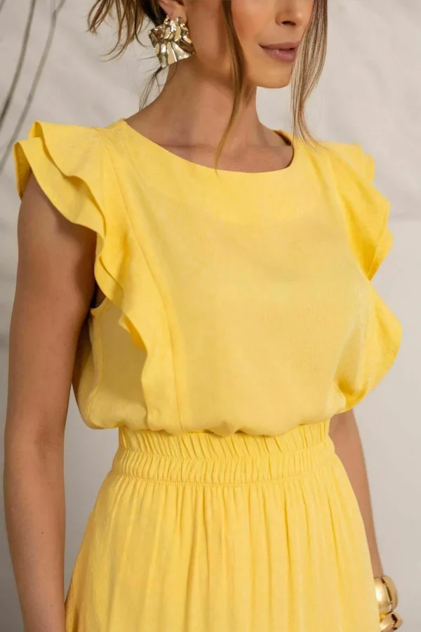 REGATA BABADO VISCOSE MAQUINETADA - Imagem 5