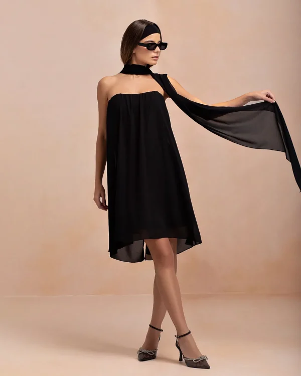VESTIDO CHIFON LENÇO