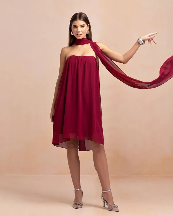 VESTIDO CHIFON LENÇO-Imagem 8
