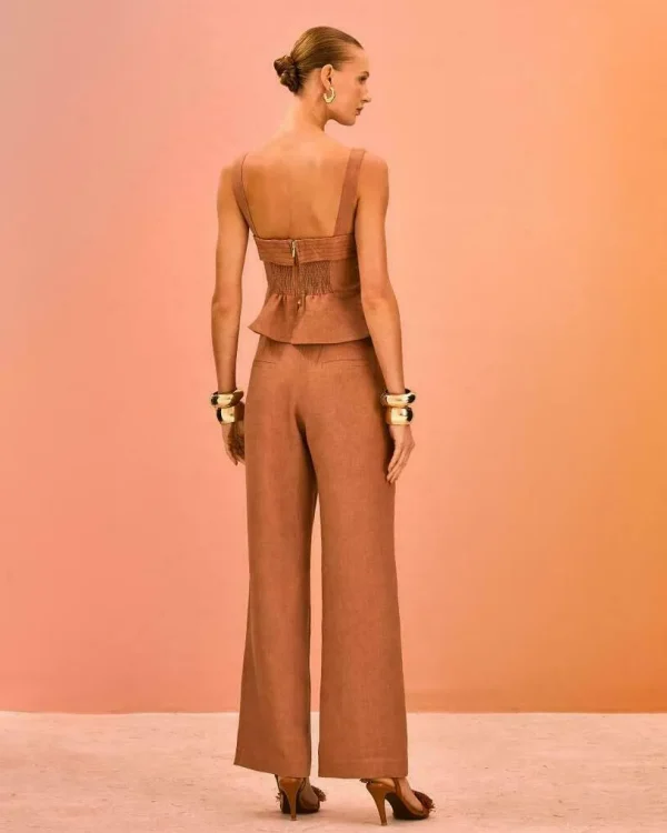 CALÇA CAROL LINHO 100%-Imagem 6