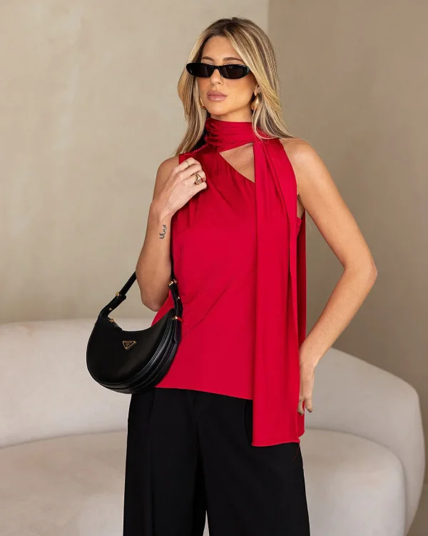BLUSA LENÇO JERSEY RAYON-Imagem 4