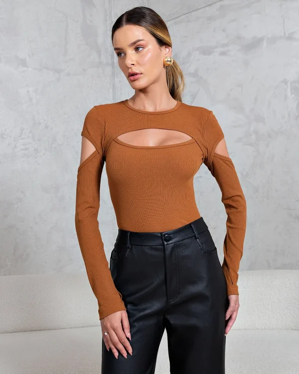 BLUSA MALHA CANELADA RECORTES-Imagem 3