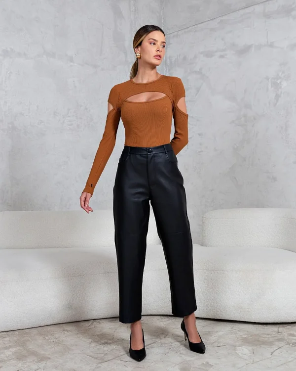 BLUSA MALHA CANELADA RECORTES-Imagem 5