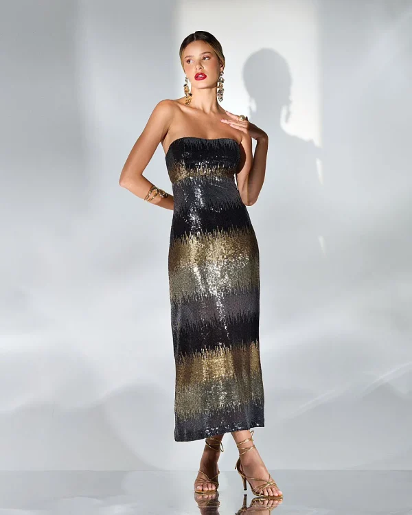 VESTIDO PAETÊ DEGRADÊ