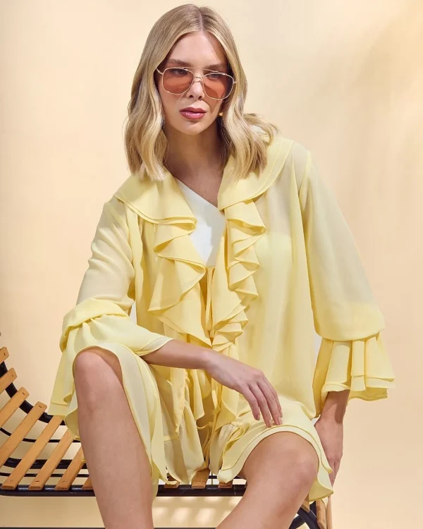 BATA CHIFFON BABADOS-Imagem 3