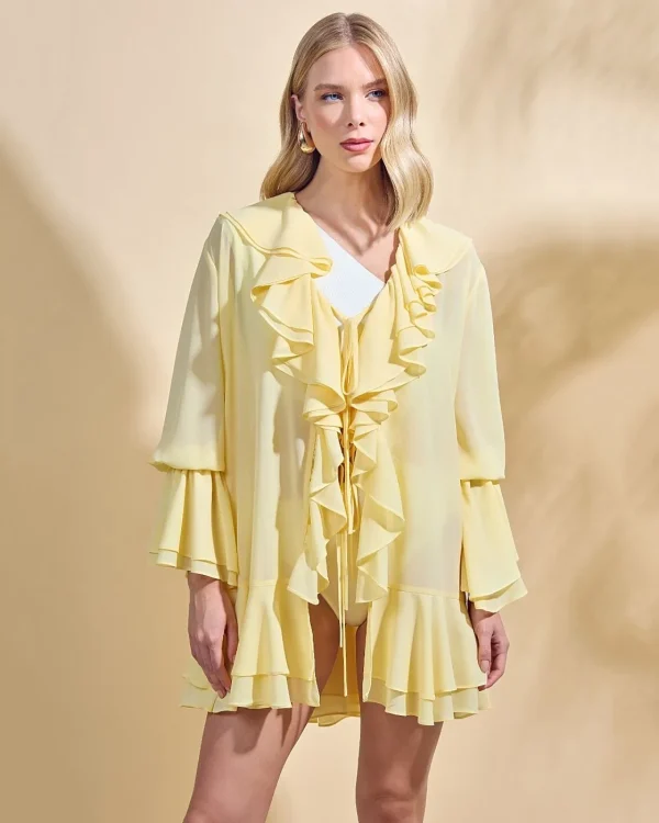 BATA CHIFFON BABADOS-Imagem 6