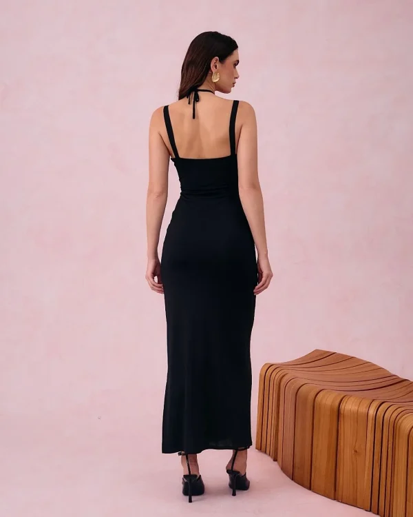 VESTIDO JERSEY RAYON DECOTE AMARRAÇÃO-Imagem 7
