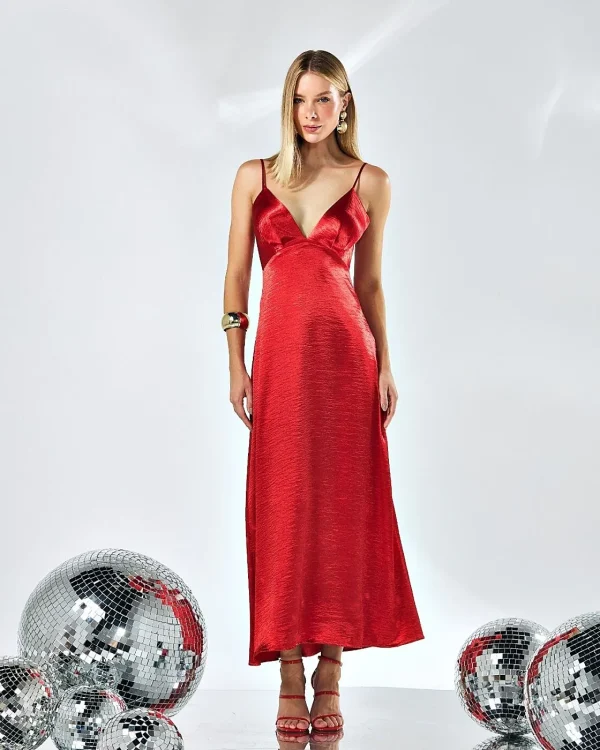 VESTIDO CETIM ALÇAS FINAS-Imagem 4