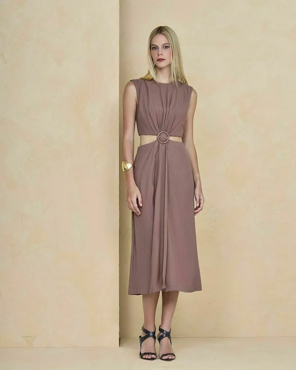 VESTIDO CREPE ARGOLA