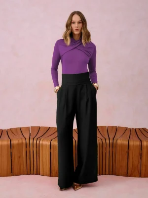 BLUSA TRANÇADA JERSEY