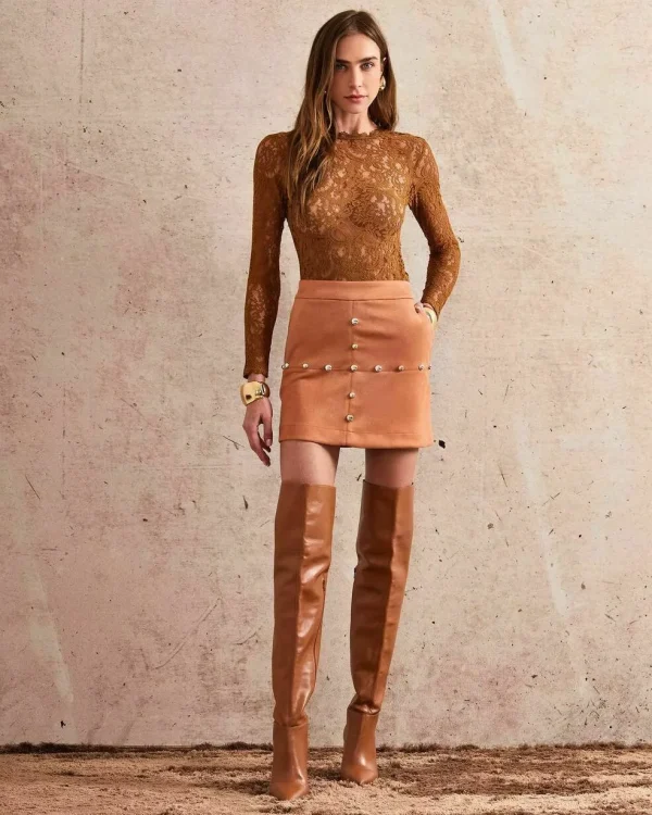 MINISSAIA SUEDE TACHAS