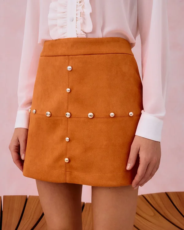 MINISSAIA SUEDE TACHAS-Imagem 11