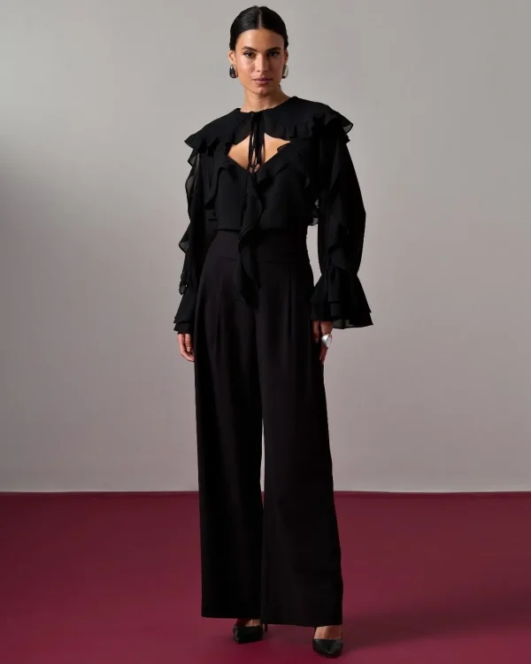 CAMISA CHIFFON BABADOS DECOTE BUSTO-Imagem 8