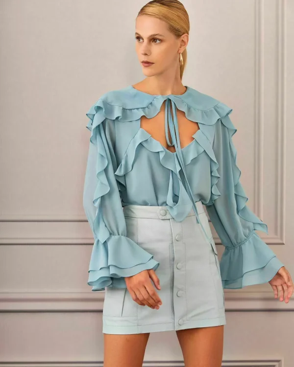 CAMISA CHIFFON BABADOS DECOTE BUSTO-Imagem 10