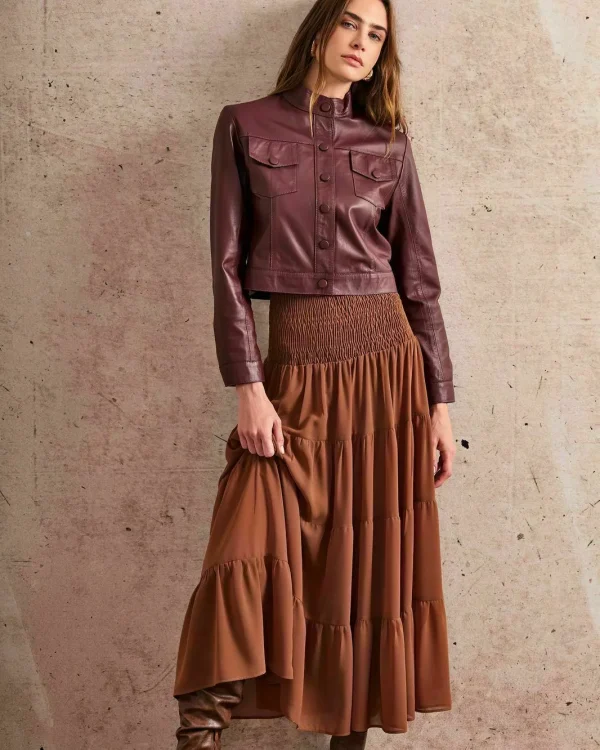 SAIA LONGA CHIFFON CAMADAS-Imagem 2