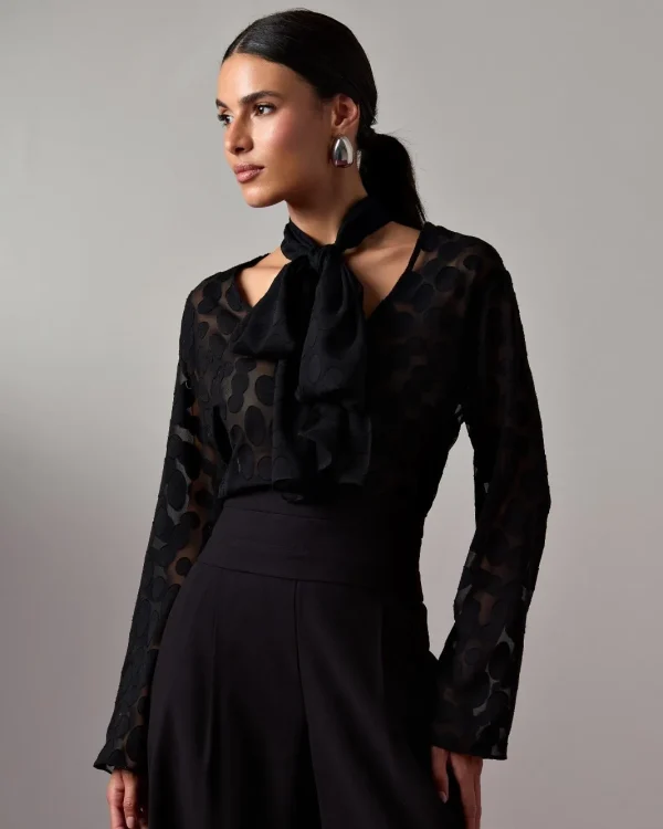 CAMISA LAÇO CHIFFON POA-Imagem 9