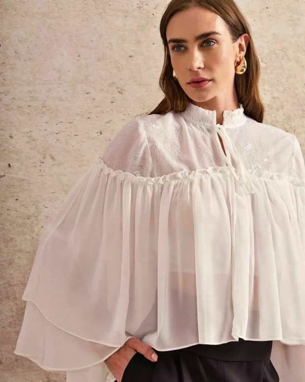 CAMISA RENDA E CHIFFON-Imagem 4