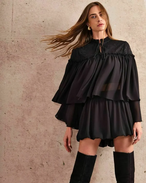 CAMISA RENDA E CHIFFON-Imagem 5