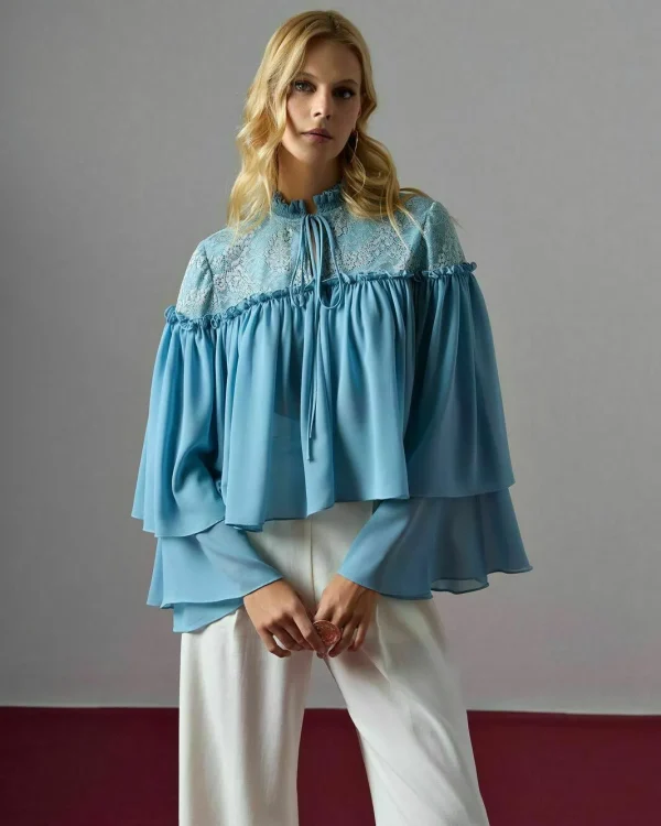 CAMISA RENDA E CHIFFON-Imagem 9