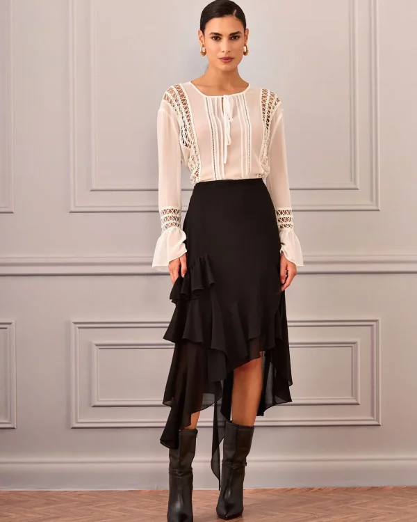 CAMISA CHIFFON RENDA-Imagem 6