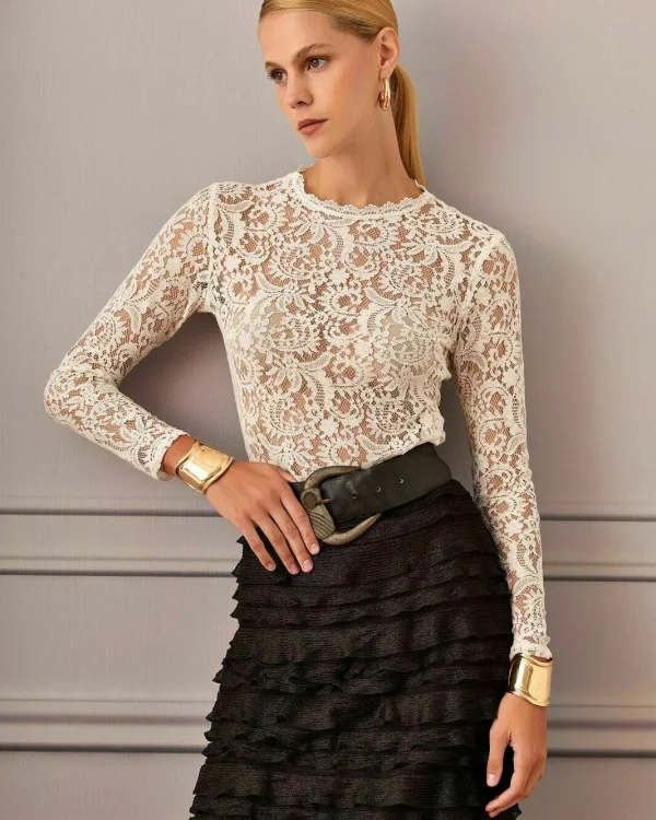BLUSA RENDA MANGA LONGA-Imagem 4