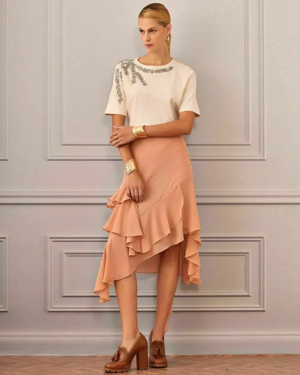 SAIA MIDI CHIFFON ASSIMÉTRICA-Imagem 8