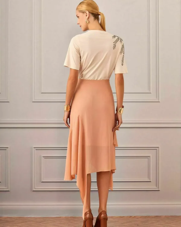 SAIA MIDI CHIFFON ASSIMÉTRICA-Imagem 9