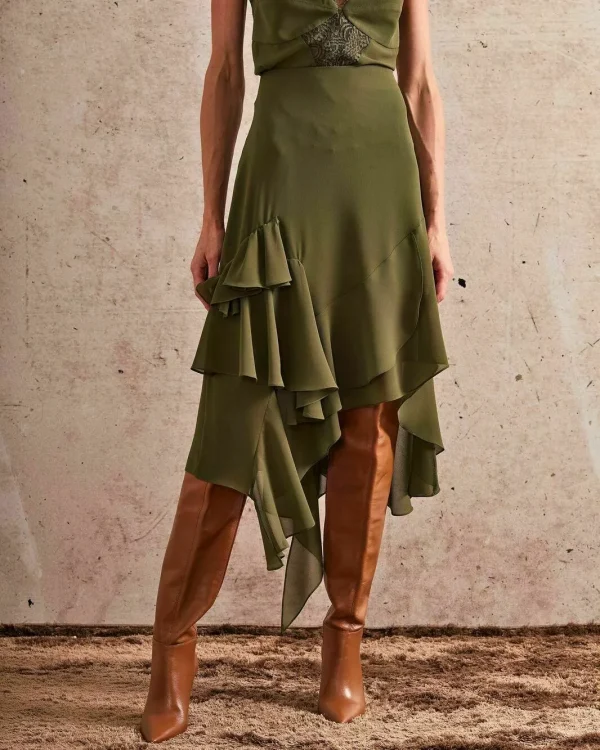 SAIA MIDI CHIFFON ASSIMÉTRICA-Imagem 10