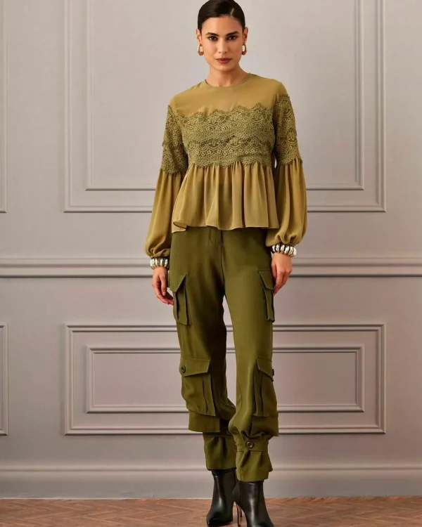 CAMISA CHIFFON RENDA-Imagem 4