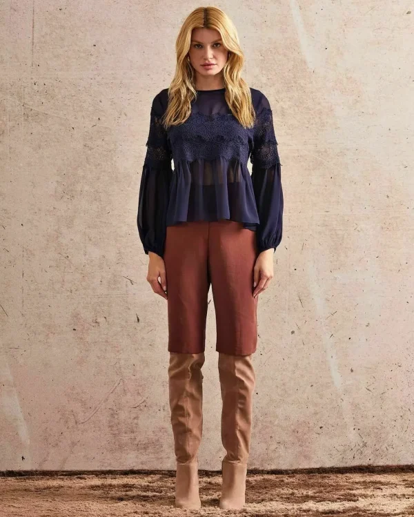 CAMISA CHIFFON RENDA-Imagem 5