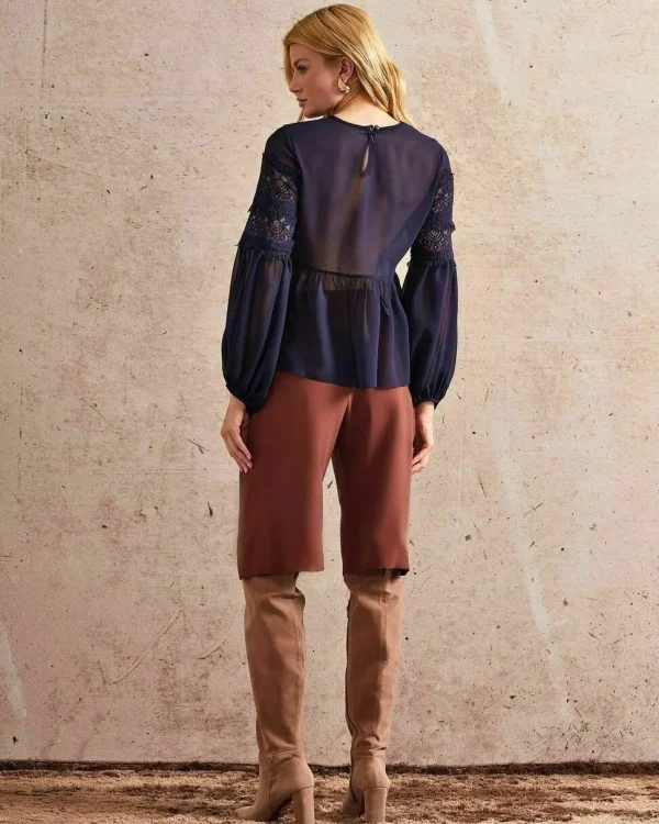 CAMISA CHIFFON RENDA-Imagem 6