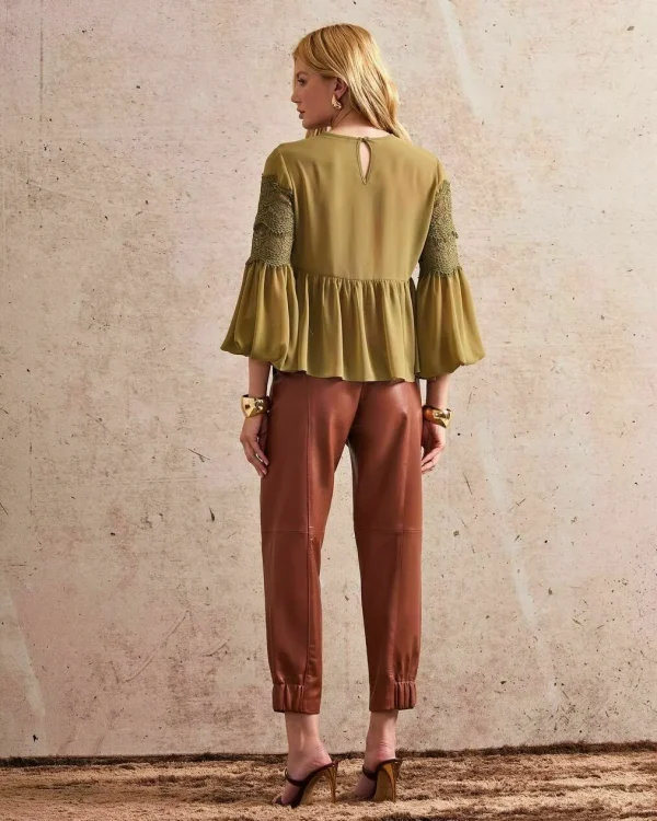 CAMISA CHIFFON RENDA-Imagem 9