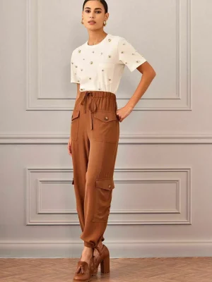 CALÇA CARGO ALFAIATARIA JACQUARD