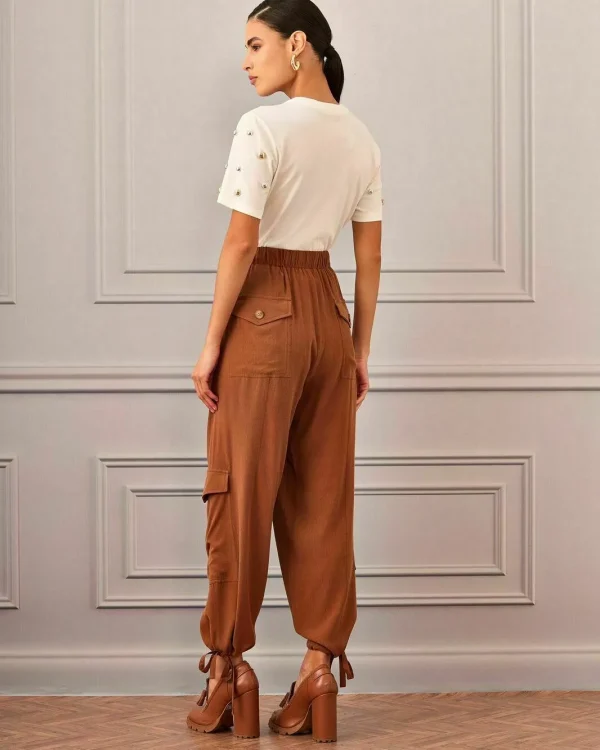 CALÇA CARGO ALFAIATARIA JACQUARD-Imagem 3