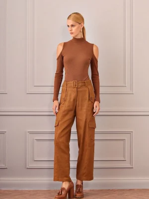 CALÇA CARGO JACQUARD ANIMAL PRINT