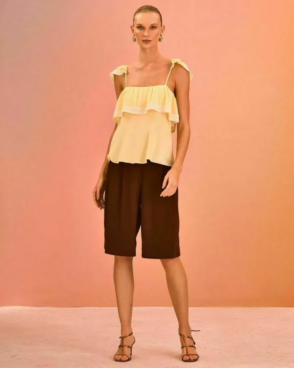 BLUSA CHIFFON RENDA-Imagem 5