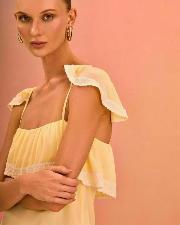 BLUSA CHIFFON RENDA-Imagem 9