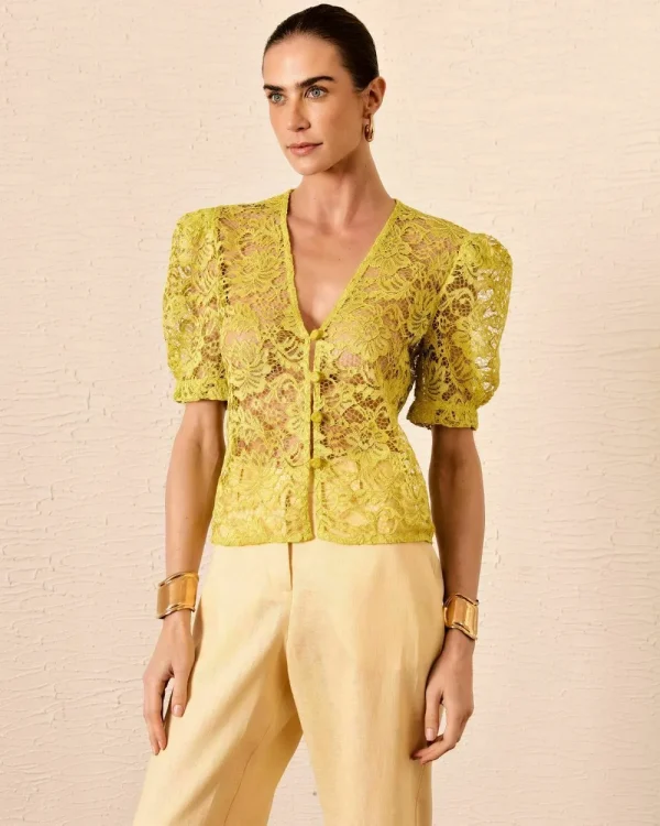 BLUSA RENDA BOTOES FRENTE-Imagem 3